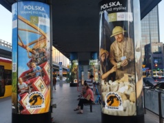 Dinozaury z Bałtowa zawitały do Warszawy. Ruszyła kampania reklamowa