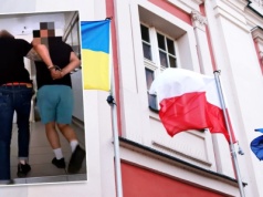 Wtargnął na dach, groził podpaleniem, zrywał flagi. Zatrzymany po serii szokujących nagrań