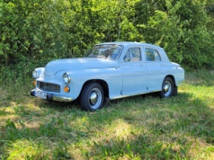 Warszawa 224 z 1970 roku – klasyka polskiej motoryzacji w oryginalnym stanie