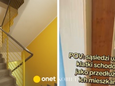 Pokazała, co trzymają sąsiedzi na klatce. "U mnie kiedyś postawił lodówkę i kamerę"