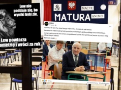 86-letni pan Józef znowu oblał maturę, ale od razu zapowiedział, że za rok podejdzie znowu