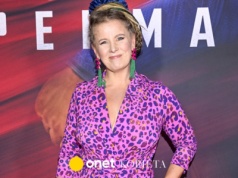 Anna Powierza na premierze filmu 