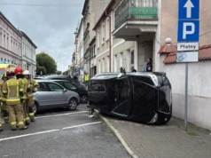 Dachował w ludzi na rynku w Chełmnie. Pięcioro rannych, w tym dzieci