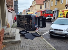 Wjechał w ludzi na rynku w Chełmnie. Są ranni