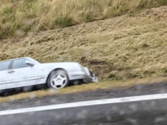 Auto w rowie w Kaczorowie