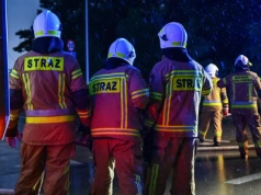 Wielki pożar hali w Mińsku Mazowieckim. Trwa walka z żywiołem