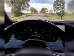 257 km/h dla lajków – filmik ze szpanu zakończył się interwencją policji [WIDEO]