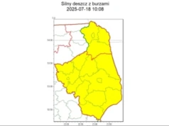 Burze i ulewne deszcze w województwie podlaskim. IMGW ostrzega