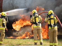 Ćwiczenia służb ratowniczych na lotnisku Rzeszów-Jasionka