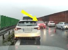 Zawrócił w korytarzu życia, zginął. Internauci nie przebierają w słowach