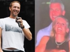 Chris Martin z Coldplay dowcipkuje ze skandalu na koncercie. 
