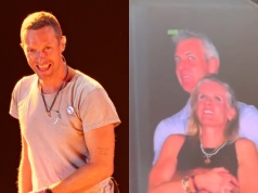 Chris Martin nie wytrzymał. Urządził sobie żarty z pary przyłapanej na koncercie Coldplay