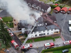 Pożar hotelu w Wiśle. W akcji kilkadziesiąt zastępów
