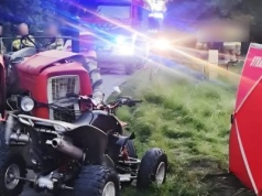 Nie żyje 31-latek po zderzeniu quada z ciągnikiem