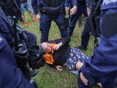 Incydent na marszu Konfederacji. Policja wyniosła Babcię Kasię