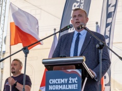 Protesty przeciwko masowej imigracji. „Nie chcemy Londynu, Berlina, Paryża w Rzeszowie”