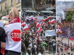 Polacy wyszli na ulice, powodem migranci. Manifestacje i kontrmanifestacje w całym kraju