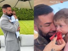 Majewski poczęstował 3-miesięcznego synka arbuzem. Internauci SIĘ OBURZYLI! 