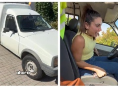 Kupiła 37-letniego Citroëna C15 i zaraża pozytywną energią w sieci