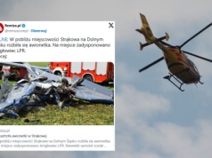 Katastrofa awionetki na Dolnym Śląsku. 2 osoby na pokładzie