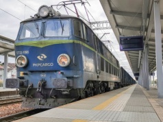 Protest związkowców PKP Cargo. 