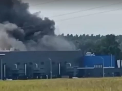 Pożar w zakładzie utylizacji baterii w Bukowicach