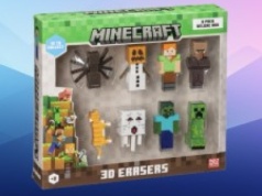 Promocja na gumki Minecraft 3D w Media Expert. Zestaw 6 kolekcjonerskich figurek już za 72,50 zł!