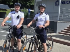 Policjanci na rowerach wyjechali patrolować Jelenią Górę