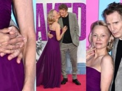 CZUŁOŚCI Pameli Anderson i Liama Neesona na premierze 