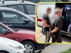 Zaparkował nieprawidłowo. Pieszy zwrócił mu uwagę, a ten wyciągnął broń