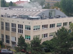 Pożar na AGH w Krakowie. Ewakuowano 20 osób