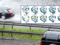 Nieprzerwany strumień deszczu i burz. Wyróżnia się tylko jeden dzień