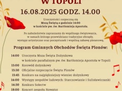 Święto Plonów w Topoli. Czas na dożynki i wspólne świętowanie!