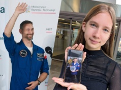 Mała artystka, wielkie marzenia – 13-letnia Ania wita astronautę z obrazem „Polak na ISS”