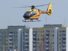 3-latek wypadł z balkonu. Śmigłowiec LPR prawie rozbił się przy lądowaniu