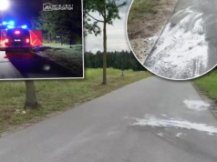 Byliśmy na drodze, gdzie znaleziono płonącego mężczyznę. Nowe ustalenia zatrważają