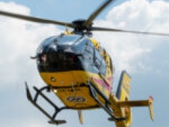Poważny wypadek koło Zielonej Góry. Konstrukcja przygniotła pracownika