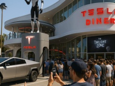 Elon Musk otworzył restaurację przyszłości. Kolejki, chaos i zimne jedzenie, a ludzie i tak to kochają