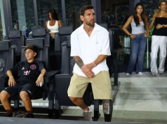 Zawieszony Messi pojawił się na stadionie. Jego trener grzmi