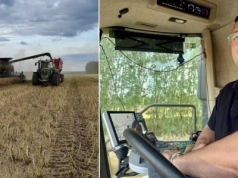Minister rolnictwa pokazał, jak się kosi rzepak