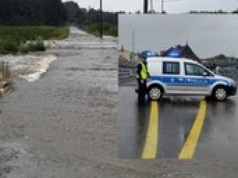 Zalane drogi, przerwany wał. Niż genueński nad Polską