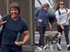 Tom Cruise i MŁODSZA O 26 LAT Ana de Armas znów razem. Przylecieli do Londynu prywatnym helikopterem gwiazdora