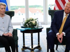 Trump: Nie ma mowy o zejściu poniżej 15 proc. Von der Leyen: Chodzi o przywrócenie równowagi
