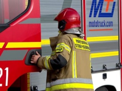 Ogromny pożar pod Kraśnikiem. Płonie składowisko odpadów
