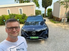 Włoskie, rodzinne wakacje na pokładzie Mercedesa EQE SUV