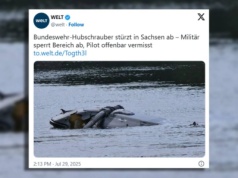 Niemcy. Śmigłowiec Bundeswehry rozbił się niedaleko Lipska. 