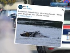 Śmigłowiec Bundeswehry rozbił się pod Lipskiem. Trwa akcja ratunkowa