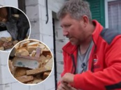 Uczestnik programu Polsatu karmi krowy spleśniałym chlebem. Burza w komentarzach. 