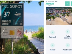 Sopocka plaża w smarfonie turysty – wygodnie i bezpiecznie