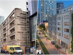 Nowe życie modernistycznej kamienicy. Trwają prace przy Grzybowskiej 73